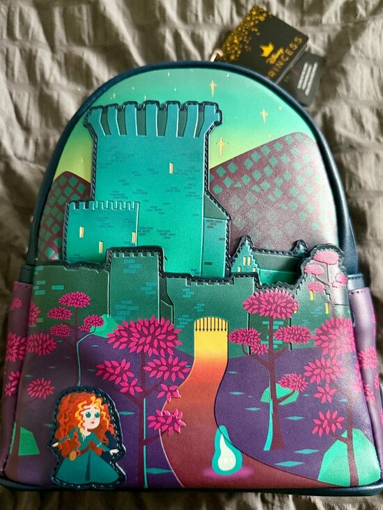 Loungefly Handbags - Disney Brave Princess Merida Castle Mini Loungefly Backpack